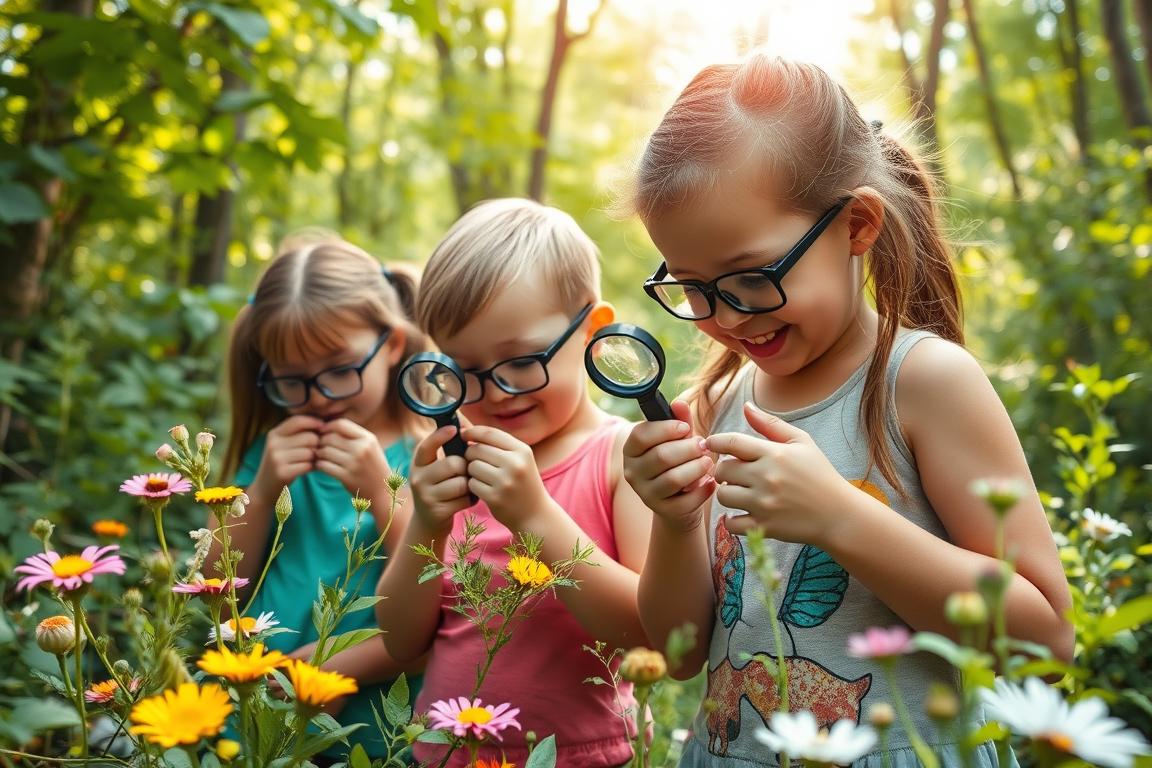 Naturbeobachtung bei Kindern